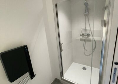 pose de douche